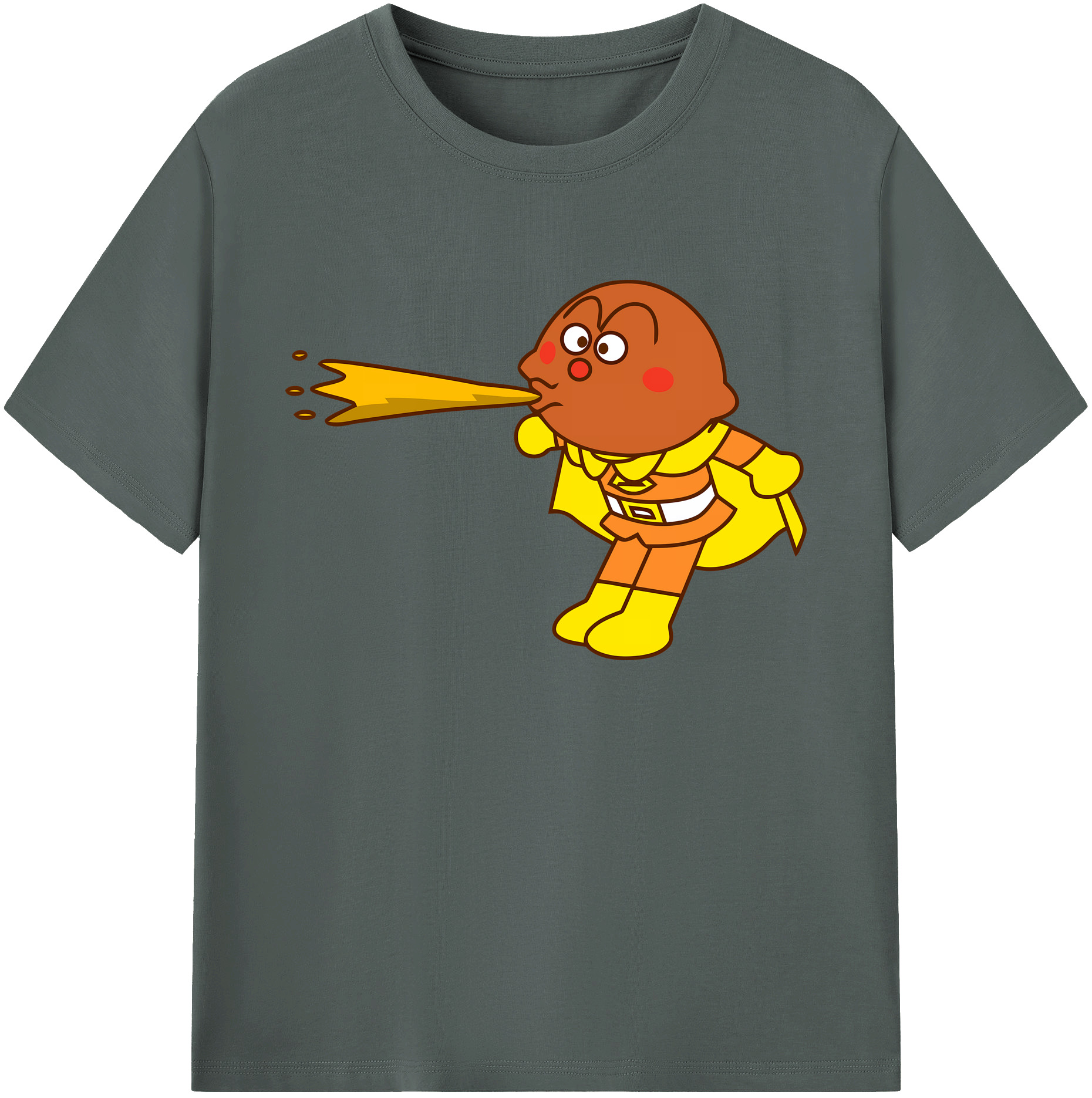 （画像用） アンパンマン Anpanman 綿100％ メンズ半袖Tシャツ｜肌触りやわらか＆通気性